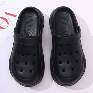 Women's <b>Clogs</b> Platform Shoes Thick Sole White Non Slip Beach Sandals Summer Wear Resistant Casual Footwear - Product Image 4