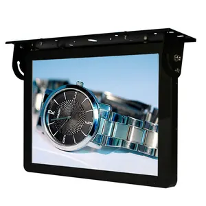 Indoor media lcd Advertising player 17 inch screen monitor for Bus indoor advertising lcd display New touch screen kiosk