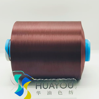 Fil 100% Nylon DTY anti-boulochage et anti-bactérien pour chaussettes tricotées à la main avec torsion de couleur teinte