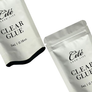 Bolsa de plástico Mylar blanca pequeña impresa personalizada, bolsa con cierre hermético, bolsa para muestras de cosméticos - Product Image 6