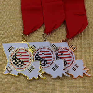 Médaille du championnat du monde de karaté taekwondo muay thaï or argent bronze personnalisé de conception OEM - Product Image 4