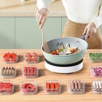 Conteneur alimentaire en plastique écologique, compatible micro-ondes, sans transfert de saveurs, anti-fuite, sans BPA, en PP PET, emballage alimentaire par injection