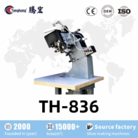 Machine à coudre industrielle pour cuir, machine à coudre les empeignes de mocassins 45 °   Machine à coudre pour surpiqûres latérales de semelles de chaussures
