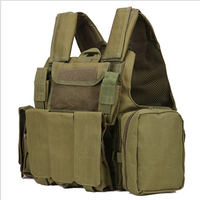 Ensemble de 8 gilets d'entraînement pour activités de plein air, gilet respirant réglable en Oxford 600D avec poches de rangement amovibles