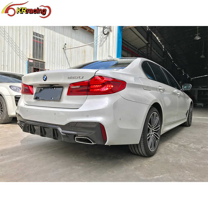 M5 Style Carbon Fiber Rear Diffuser for BMW 5 Series G30