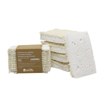 Éponge en coton, lin, cellulose, éponge en pâte à papier, éponge naturelle pour la vaisselle, éponge écologique pour la cuisine
