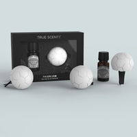 Clip en métal de forme ronde blanche personnalisée, diffuseur de parfum pour voiture en pierre de céramique parfumée