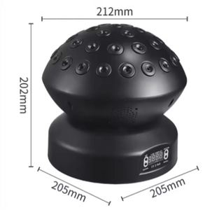 Unoxine Krachtige Rode Laser Bewegende Koplamp | Dmx512 Podiumstraal Voor Dj-, Nachtclub-, Disco-En Evenementenverlichting - Product Image 3