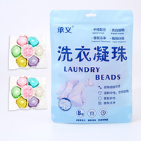 7-in-1 tahan lama parfum pelembut deterjen Pods dengan penghapusan noda OEM kemasan kustom diproses