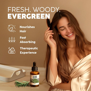 Nuevo Aceite Esencial de Romero Orgánico Puro, 100% Puro, para el Crecimiento del Cabello con Aroma Dulce, Cuidado del Cabello - Product Image 5