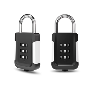 Serrure de casier combinée, petit cadenas à combinaison, serrure à combinaison à 3 chiffres pour bagages de voyage, valise, fermeture éclair, casier de gym, école, 03HP - Product Image 4
