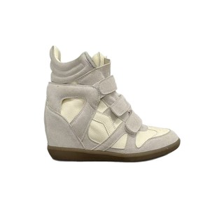 Manufacturer Custom Fashion Flat Bottom Suede <strong>Velcro</strong> High-Top <strong>Shoes</strong> Women Height-Increasing Women Casual Sports <strong>Shoes</strong> - Product Image 5