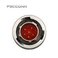 Konektor Listrik Sirkular Seri Y50X Kelas Industri PSCCONN 6 7 8 12 Pin, Steker & Soket Kabel Penerbangan Tahan Air IP67