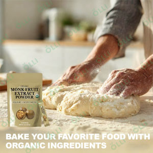 OLLI Penjualan Panas OEM Grosir Bubuk Pemanis Massal Ekstrak Buah <span class=keywords><strong>Monk</strong></span> Erythritol/Paduan Ekstrak Stevia Bersertifikat <span class=keywords><strong>HALAL</strong></span> ISO Kosher - Product Image 4