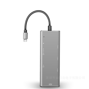 Tipo-c HUB Converter 7 en 1 Extension <span class=keywords><strong>Dock</strong></span> <span class=keywords><strong>Notebook</strong></span> con HDTV USB3.0 PD SD TF Port - Product Image 5