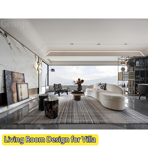 Một cửa sang trọng hiện đại biệt thự & khách sạn Dịch vụ thiết kế nội thất vật liệu xây dựng cung cấp cho <span class=keywords><strong>3D</strong></span> Rendering nhà thiết kế nội thất - Product Image 1