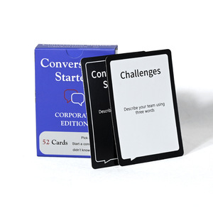 Cartes à jouer personnalisées Xinzhiguang 57x87mm, cartes imprimées DIY pour jeux d'échecs et de cartes, équipement de divertissement - Product Image 1