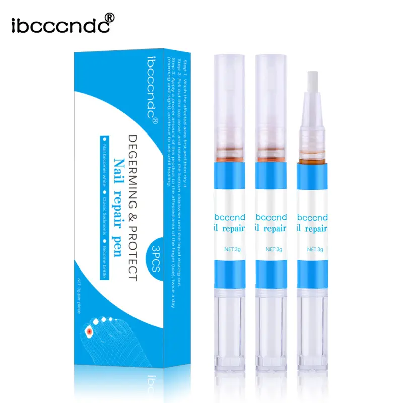 ibcccndc 3pcs Nail Fungus Repair Treatment Pen Onychomycosis Paronychia Anti Fungal Nail Infection Chinese Herbal Care Oil Pen