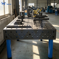 Table de fabrication par soudage CNC 3D directe usine 1000x800x200mm |   Banc de travail en acier avec règle laser pour le travail des métaux