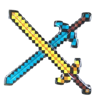 Happy Jack jouets d'armes gonflables de haute qualité Pixel épée hache marteau pioche ensemble pour la fête de jeu des enfants