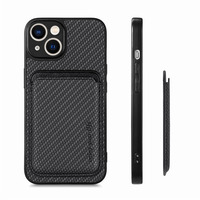 Téléphone sans fil magnétique carte de charge portefeuille couverture en cuir PU étui de téléphone pour iPhone 17 16 15 14 13 12 11