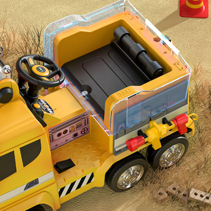 <span class=keywords><strong>Camion</strong></span> de pompiers électrique télécommandé 12 volts de haute qualité <span class=keywords><strong>pour</strong></span> enfants, jouet personnalisable CE à roulettes <span class=keywords><strong>pour</strong></span> bébés - Product Image 5