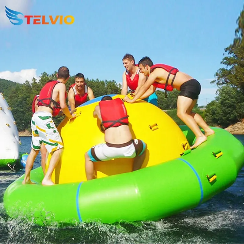 Thiết Kế Mới Inflatable Bay Towable Trò Chơi Inflatable Disco Thuyền Để Bán