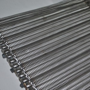 Chất Lượng Cao Kích Thước Tùy Chỉnh 304 316 316L Thép Không Gỉ Chuỗi Liên Kết Xoắn Ốc Dây Lưới Lò Nướng Băng Tải Băng Tải Cấp Thực Phẩm - Product Image 3