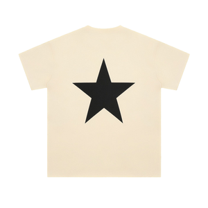 T-shirt unisexe en jersey 100% coton imprimé étoiles, haute qualité, anti-boulochage, coupe ample, livraison rapide - Product Image 4