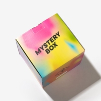 Caja Misteriosa Personalizada con Impresión Ecológica para Cosméticos, Juguetes, Anime, Caja Sorpresa, Caja Ciega, Perfume Negro y Rojo, Embalaje de Regalo de Papel