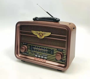 Radio Retro Portátil AM/<span class=keywords><strong>FM</strong></span>/SW de <span class=keywords><strong>3</strong></span> Bandas con Altavoz Inalámbrico, Reproductor de Tarjetas USB TF/SD, Linterna, Material Plástico - Product Image 3