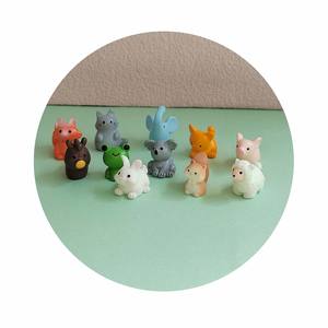 Adornos de resina de animales bonitos, gato, pato, oveja, ardilla, Rana, Tortuga, hechas a mano figuritas de animales, artesanías de resina realistas - Product Image 4