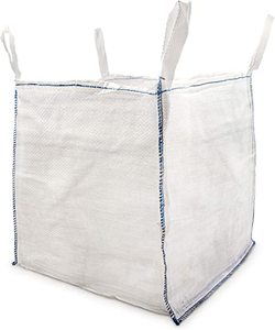 Sac Big Bag FIBC en PP tissé antistatique à fond plat carré tubulaire de 1 tonne, poids de chargement de 1500 kg - Product Image 2