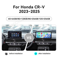 Autoradio MOOKAKA avec écran de 15,8 pouces pour Honda CR-V 2023-2025, CarPlay sans fil, écran tactile, lecteur vidéo, Android 14, GPS Navi