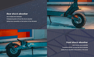 Scooter Urbano KuKirin G4 2026, Llantas Anchas de 11 Pulgadas, Nuevo Guardabarros Delantero, Frenos Dobles, para Viajes Urbanos y Última Milla - Product Image 6