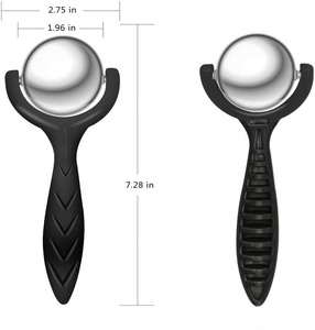 Rodillo de Hielo de Acero Inoxidable para Masaje Facial con Compresa Fría de 7.28 Pulgadas, Color y Logotipo Personalizables, Modelo HMB-3C - Product Image 1