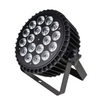 Projecteur LED Par 18 pièces 4 en 1 5 en 1 6 en 1 RGBW en aluminium moulé plat, éclairage de scène, projecteur pour mariage, fête, DJ, discothèque, club
