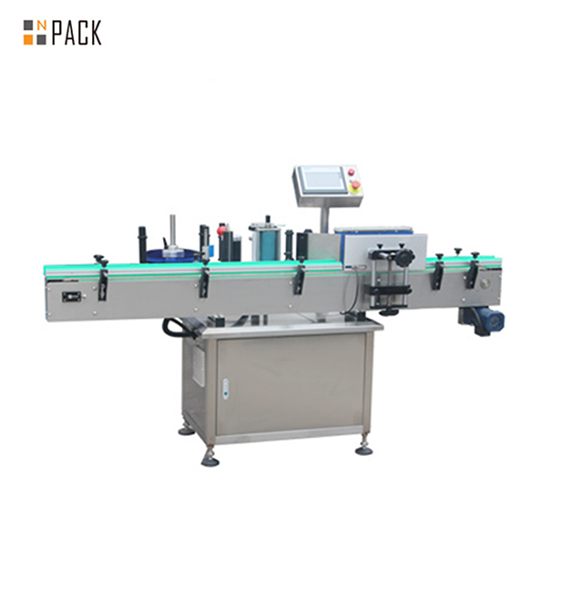 Npack заводская цена этикетировочная машина для бутылок 150cc круглая бутылка самоклеящаяся этикетка с принтером для парфюма