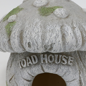 Casa de Resina con Forma de Hongo para Ranitas, Resistente a la Intemperie, para Decoración de Jardín de Hadas, Césped y Porche - Product Image 6