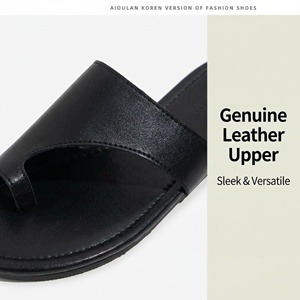 รองเท้าหนังแท้สำหรับผู้หญิง ระบายอากาศได้ดี กันลื่น สวมใส่สบาย เหมาะสำหรับฤดูใบไม้ผลิ ฤดูร้อน ฤดูใบไม้ร่วง ฤดูหนาว แฟชั่นสไตล์คนเมือง - Product Image 5