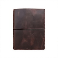 Funda Protectora Personalizada de Cuero de Grano Superior para Cuaderno/Agenda, Venta al por Mayor, Cubierta Personalizada para Diario de Viajero para Negocios