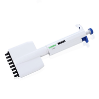 Pipette électrique qualifiée Pipette Pasteur de laboratoire Micro Pipette à volume variable réglable