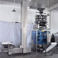 Machine d'emballage verticale automatique à grande vitesse pour aliments granulés, snacks, noix, épices, sucre, emballage sous film, sachets