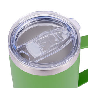 Vaso térmico de acero inoxidable Tegara de 20oz/30oz con pajita y asa para usar en el coche - Product Image 4