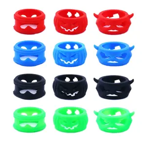 ring bubble pyrex glass tube Halloween Pumpkin silicone cover case for Kylin M zues x rta drag s pro 3 plus E60 H80S kit