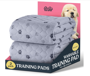 Penjualan laris bantalan latihan bantalan anjing peliharaan pola cetak dapat digunakan kembali alas latihan toilet dapat dicuci bantalan kencing anak anjing - Product Image 5