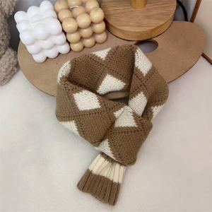 كلب ومالك مطابقة الكلب القط الشتاء الدافئة كم مريلة محبوك الحيوانات الأليفة الكلب وشاح - Product Image 2