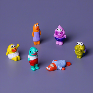 Statuetta Creativa in Resina a Forma di Pesce, Figurina Animale Cartoon in Miniatura, Decorazione da Scrivania, Regalo Promozionale - Product Image 4