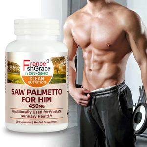 Extrait de palmier nain de haute qualité 450 mg, aide à soutenir la fonction de la prostate, complément de palmier nain, 250 capsules - Product Image 3