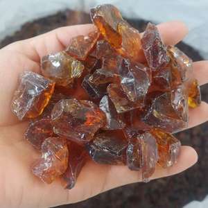 קריסטל כחול מרוסק אבנים זכוכית מוצק עבור גן גינון חדר שינה סעודה טרצו זכוכית פרופן גז זכוכית אש - Product Image 1